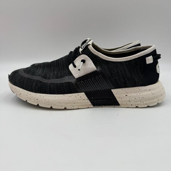 Hey Dude Sirocco Sport Mode Slip-On Black Mens Casual Shoes Size 11 - Picture 4 of 9